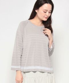 ＊＊Leilian__ / レリアン ニット・セーター | ボーダークルーネックニット