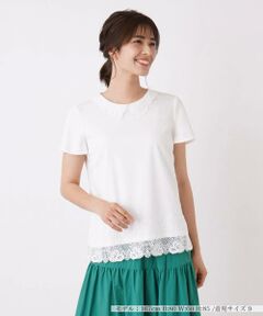 ＊＊Leilian__ / レリアン シャツ・ブラウス | レースデザインカットソー