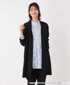 ＊＊Leilian__ / レリアン カーディガン・ボレロ | ノーボタンロングジャケット