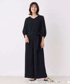 ＊＊Leilian__ / レリアン サロペット・オールインワン | レース切替オールインワン