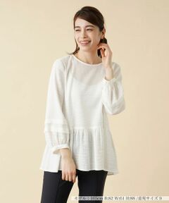 ＊＊Leilian__ / レリアン シャツ・ブラウス | ペプラムチュニックブラウス