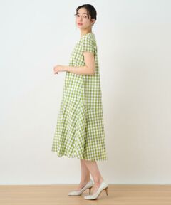 ＊＊Leilian__ / レリアン ミニ丈・ひざ丈ワンピース | 洗えるチェック柄ワンピース