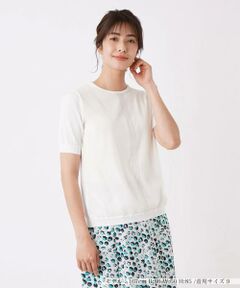 ＊＊Leilian__ / レリアン ニット・セーター | ラメラインチュール切替カットソー