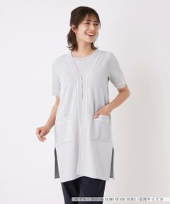 ＊＊Leilian__ / レリアン ベスト | Vネックロングベスト