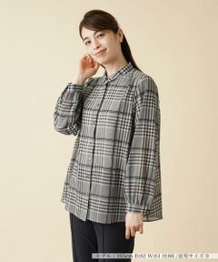 ＊＊Leilian__ / レリアン シャツ・ブラウス | グレンチェックブラウス