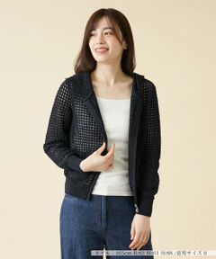 ＊＊Leilian__ / レリアン パーカー | メッシュニットパーカ