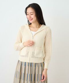 ＊＊Leilian__ / レリアン パーカー | メッシュニットパーカ