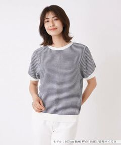 ＊＊Leilian__ / レリアン ニット・セーター | ボーダークルーネックニット