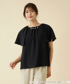 ＊＊Leilian__ / レリアン シャツ・ブラウス | 洗えるビジューブラウス