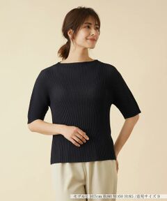 ＊＊Leilian__ / レリアン ニット・セーター | プリーツ五分袖カットソー