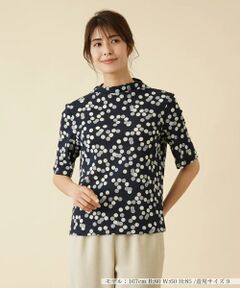 ＊＊Leilian__ / レリアン シャツ・ブラウス | ドットハイネックカットソー