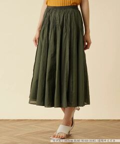 ＊＊Leilian__ / レリアン ミニ・ひざ丈スカート | タックミモレスカ－ト