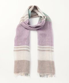 ＊＊Leilian__ / レリアン マフラー・ショール・スヌード・ストール | マルチ―ボーダーストール