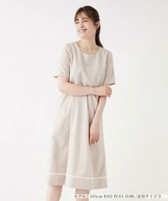 ＊＊Leilian__ / レリアン ミニ丈・ひざ丈ワンピース | シアサッカーワンピース