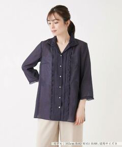 ＊＊Leilian__ / レリアン シャツ・ブラウス | シアーブラウス