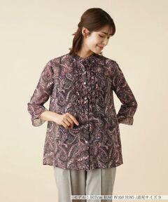 ＊＊Leilian__ / レリアン シャツ・ブラウス | ペイズリーブラウス