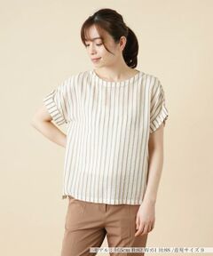 ＊＊Leilian__ / レリアン カットソー | ストライプブラウス