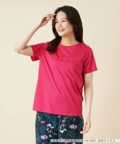 ＊＊Leilian__ / レリアン カットソー | ロゴ刺繍Tシャツ