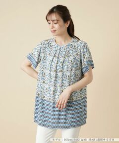 ＊＊Leilian__ / レリアン カットソー | プリントチュニックカットソー