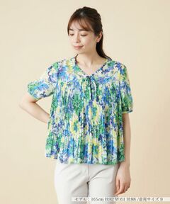 ＊＊Leilian__ / レリアン シャツ・ブラウス | フラワープリントブラウス