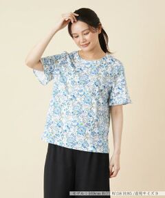 ＊＊Leilian__ / レリアン シャツ・ブラウス | フラワー柄カットソー