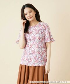 ＊＊Leilian__ / レリアン シャツ・ブラウス | フラワー柄カットソー