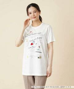 ＊＊Leilian__ / レリアン カットソー | 刺繍プリントカットソー