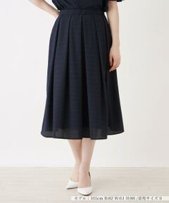 ＊＊Leilian__ / レリアン ミニ・ひざ丈スカート | ジャカードチェックフレアスカート