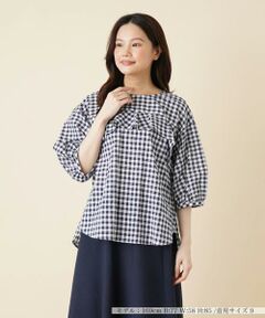 ＊＊Leilian__ / レリアン シャツ・ブラウス | ギンガムチェックブラウス