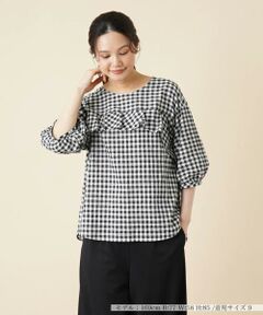 ＊＊Leilian__ / レリアン シャツ・ブラウス | ギンガムチェックブラウス
