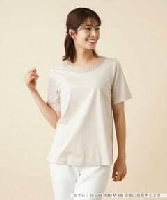 ＊＊Leilian__ / レリアン カットソー | 切替ネックカットソー