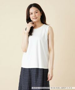 ＊＊Leilian__ / レリアン カットソー | ノースリーブカットソー
