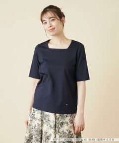 ＊＊Leilian__ / レリアン カットソー | スクエアネックTシャツ