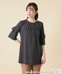 ＊＊Leilian__ / レリアン カットソー | プリントチュニックプルオーバー