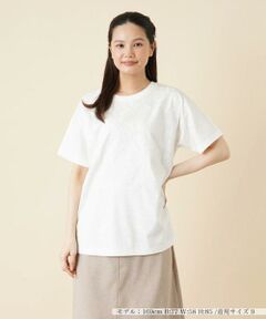 ＊＊Leilian__ / レリアン カットソー | 刺繍プリントTシャツ