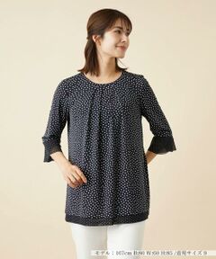 ＊＊Leilian__ / レリアン カットソー | ドットカットソー