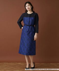 ＊＊Leilian__ / レリアン セットアップ | ジャカード切替スーツ