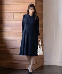 ＊＊Leilian__ / レリアン ミニ丈・ひざ丈ワンピース | 2wayフレアワンピース