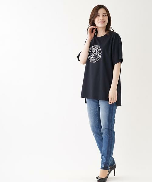 Leilian PLUS HOUSE / レリアンプラスハウス カットソー | プリントＴシャツ | 詳細12