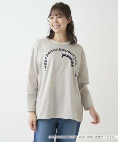 ボーダー×ロゴＴシャツ