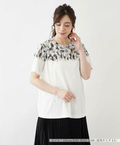 花柄Ｔシャツ