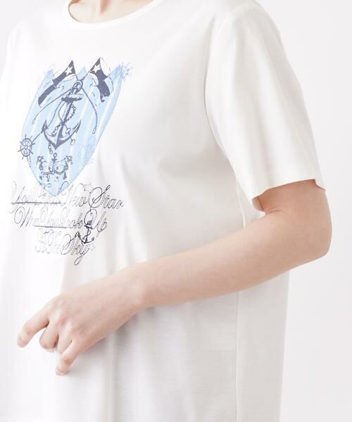 Leilian PLUS HOUSE / レリアンプラスハウス カットソー | マリンモチーフTシャツ | 詳細10