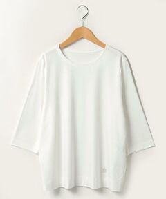 7分袖クルーネックTシャツ