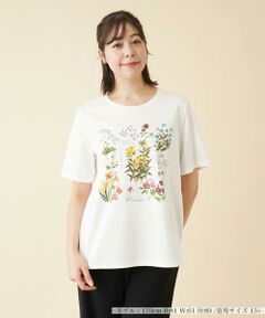 フラワープリントＴシャツ