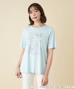 フラワーボックスプリントTシャツ