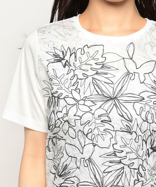 Leilian PLUS HOUSE / レリアンプラスハウス カットソー | プリントTシャツ | 詳細3