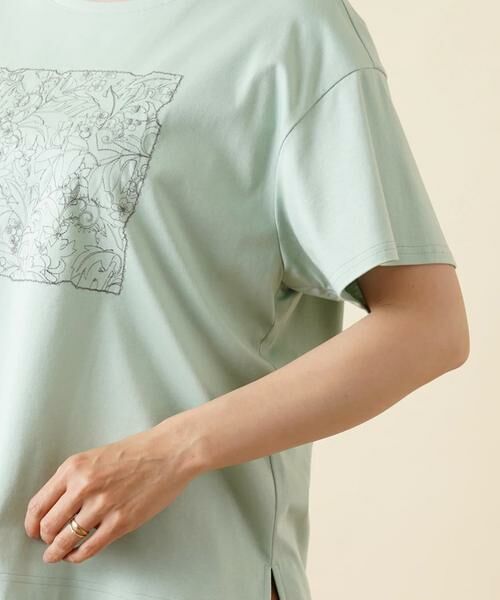 Leilian PLUS HOUSE / レリアンプラスハウス カットソー | 刺繍Tシャツ | 詳細13