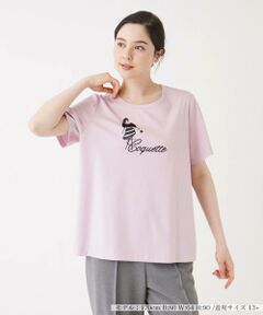 スパンコール刺繍Tシャツ