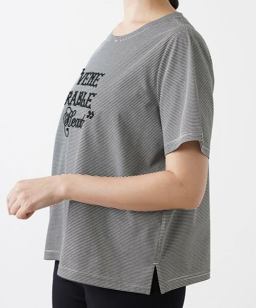 Leilian PLUS HOUSE / レリアンプラスハウス カットソー | レタリングＴシャツ | 詳細13