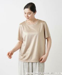 メタリック半袖Ｔシャツ